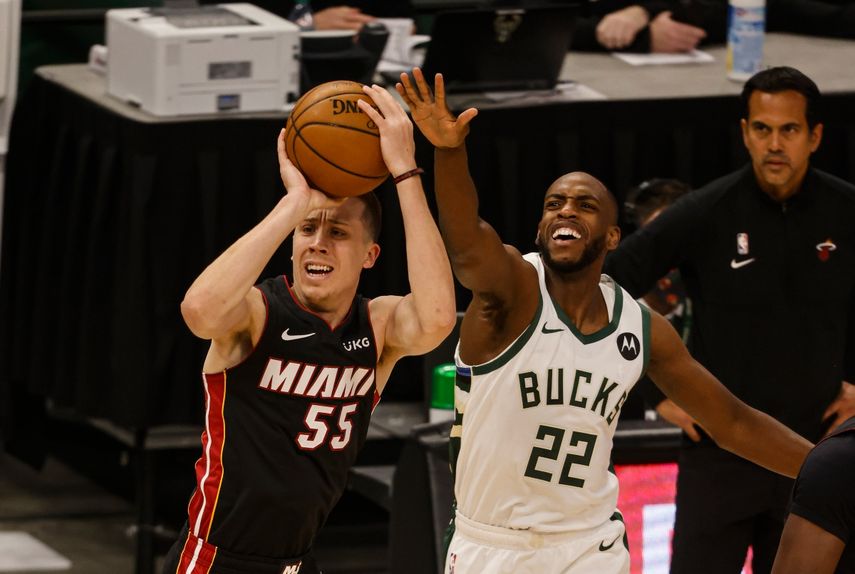 Duncan Robinson, base del Heat de Miami Duncan Robinson, base del Heat de Miami
