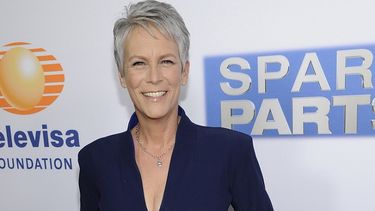 La actriz estadounidense Jamie Lee Curtis posa durante el estreno de Spare Parts en Los Angeles. (AP). 