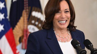 La vicepresidenta Kamala Harris.
