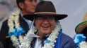 El presidente electo Luis Arce sonríe durante una fiesta por su victoria electoral en El Alto, Bolivia, el sábado 24 de octubre de 2020. El presidente electo Luis Arce sonríe durante una fiesta por su victoria electoral en El Alto, Bolivia, el sábado 24 de octubre de 2020.