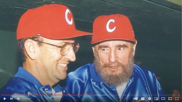 Carlos Lage y Fidel Castro.&nbsp;