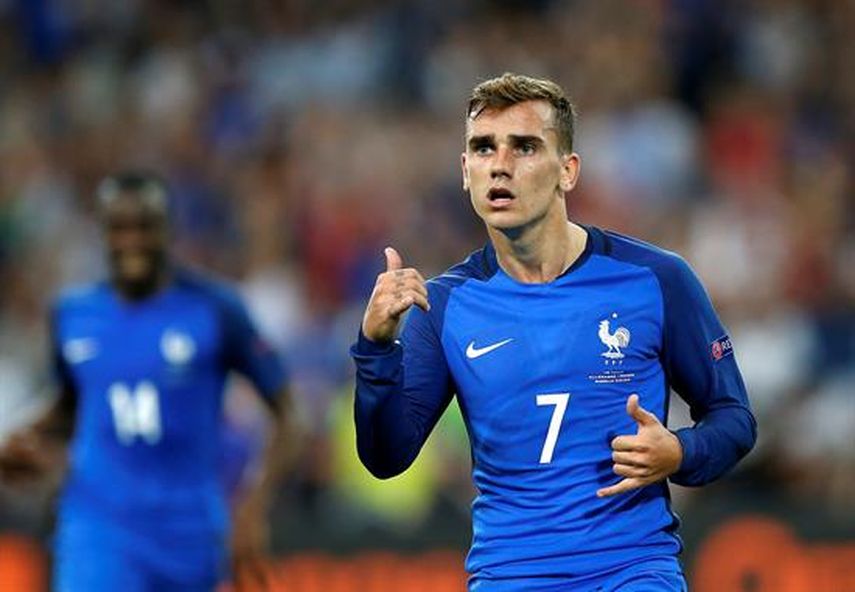 Griezmann celebra después de anotar el segundo gol. (EFE)