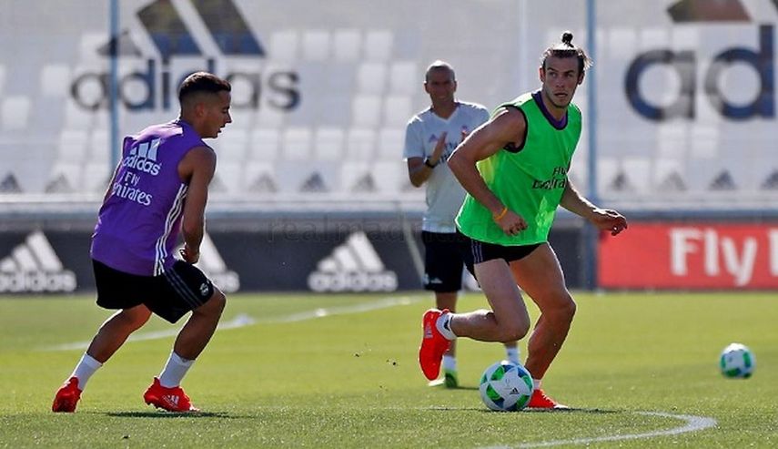 Bale se unió a sus compañeros luego de regresar de vacaciones. (TWITTER/ @realmadrid)