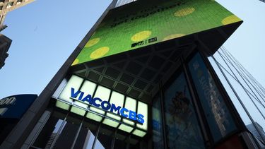 En esta foto del 5 de agosto de 2020, la sede de ViacomCBS en Times Square, en Nueva York. ViacomCBS cambiar&aacute; el nombre de su servicio de streaming CBS All Access a Paramount Plus, que debutar&aacute; el pr&oacute;ximo a&ntilde;o con nueva programaci&oacute;n original.&nbsp;