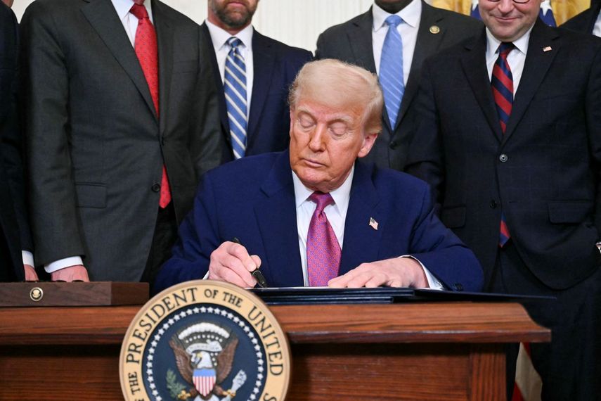 El presidente de Estados Unidos Donald J. Trump.