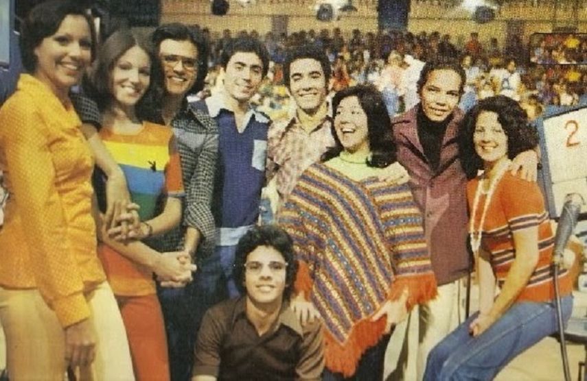 Animadores del programa Para Bailar.