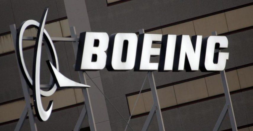 Logo de la empresa Boeing.