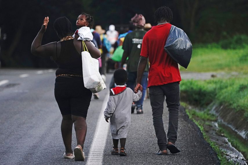 Una nueva caravana migrante avanza desde el sur de M xico