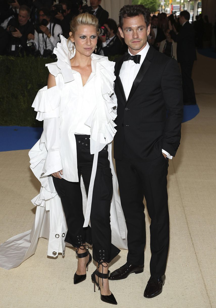 La actriz Claire Danes y su esposo Hugh Dancy.