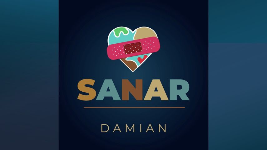 El cantante colombiano Damian Torres presenta el tema Sanar.