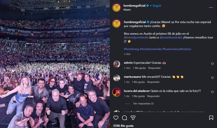 Miami fue una de las nueve ciudades elegidas para esta gira especial de Hombres G y Enanitos Verdes que culminará el 19 de julio en Los Ángeles