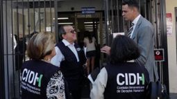 Equipo de la Comisión Interamericana de Derechos Humanos (CIDH) en 2021 