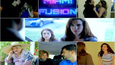 Collage con fotogramas de un episodio de la serie Miami Fusion.&nbsp;