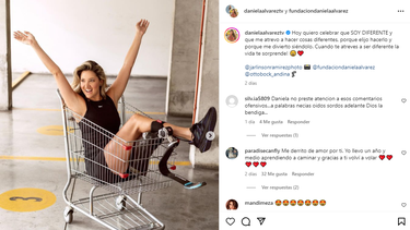 La modelo colombiana Daniella Álvarez.