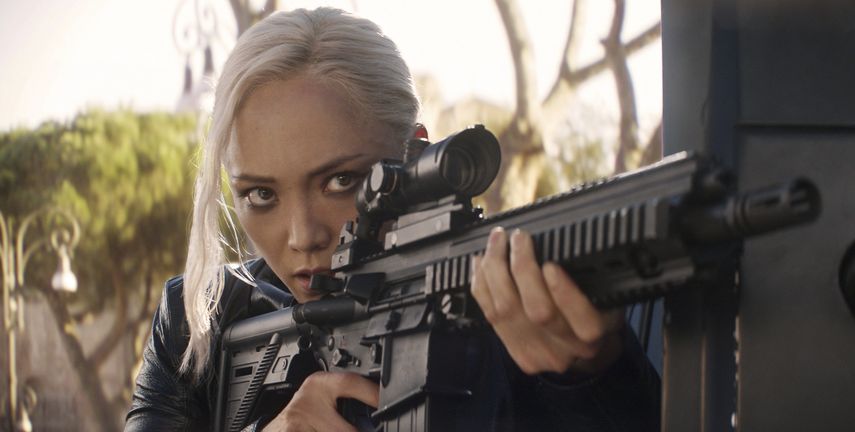 Esta imagen difundida por Paramount Pictures muestra a Pom Klementieff en una escena de Mission: Impossible - Dead Reckoning, Part One (Misión imposible: sentencia mortal - parte 1).