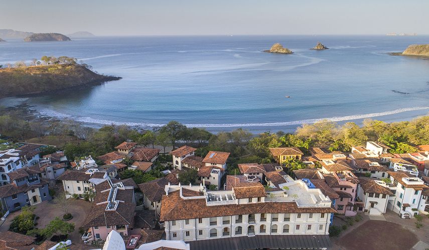 Vista parcial de Las Catalinas, en Costa Rica.