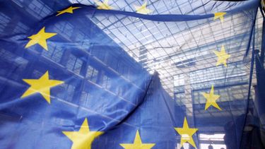 Bandera de la Unión Europea. 