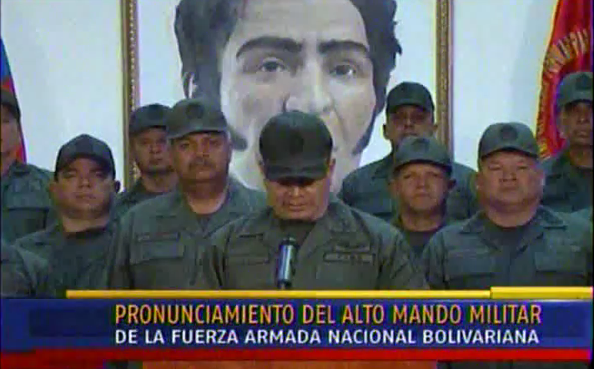 El anuncio se produjo justo después que el diputado de la Asamblea Nacional (AN), Diosdado Cabello, denunció que un grupo de oficiales del componente aviación fraguaba un plan para atentar contra el gobierno del presidente, Nicolás Maduro, bombardeando