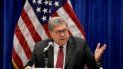 El secretario de justicia de EEUU William Barr en San Luis, Missouri, el 15 de octubre del 2020 El secretario de justicia de EEUU William Barr en San Luis, Missouri, el 15 de octubre del 2020