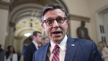 El presidente de la Cámara de Representantes Mike Jhonson.