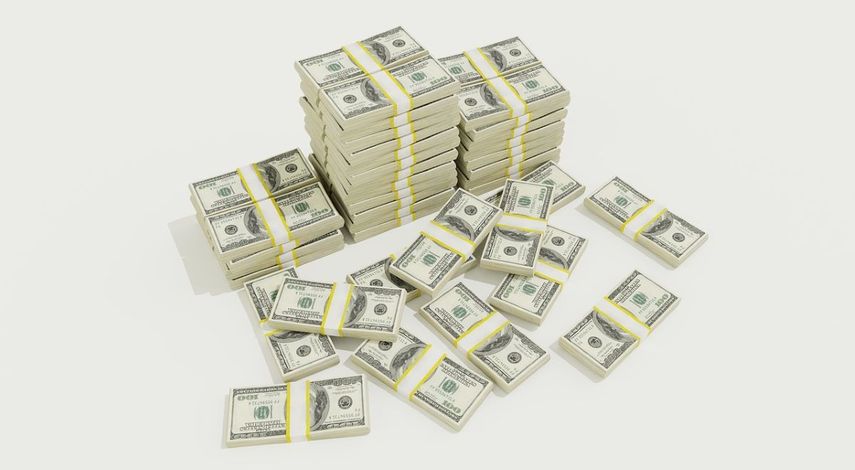 Fajos de billetes de 100 d&oacute;lares.&nbsp;