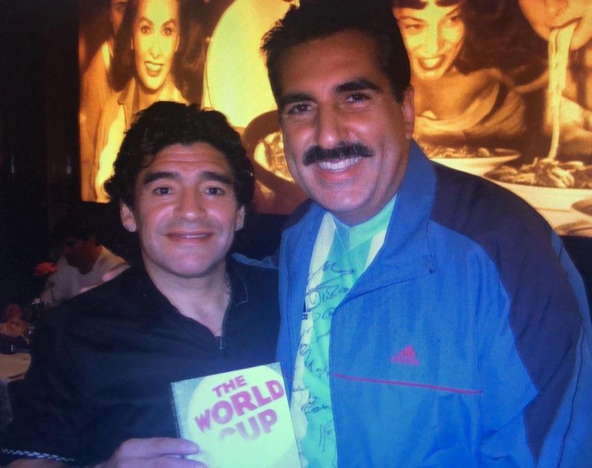 Uno de los mejores recuerdos de Fernando Fiore es haber compartido momentos con su ídolo Diego Maradona.