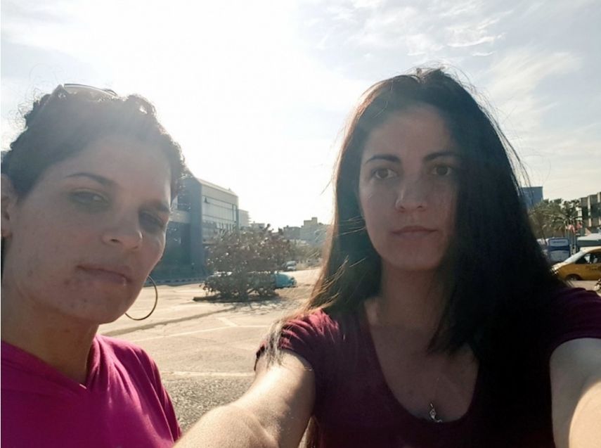 Rosa María Payá y la Dama de Blanco Sayli Navarro.