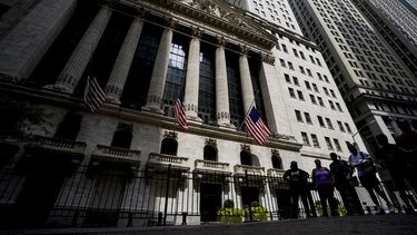 Fachada de la Bolsa de Nueva York.