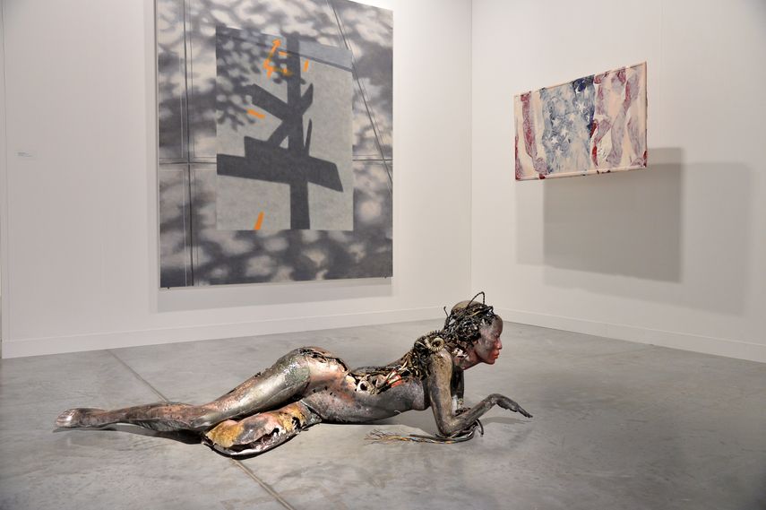 Una de las obras de arte que estuvieron en exposición durante una de las pasadas ediciones de Art Basel.&nbsp;