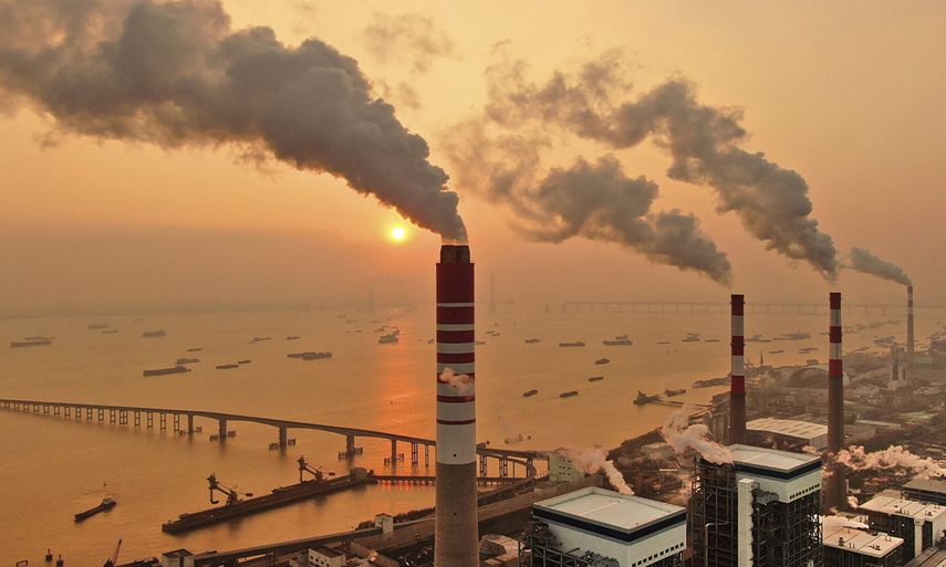 china carbon contaminacion