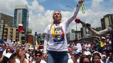 Lilian TIntori, defensora de los derechos humanos y esposa del líder opositor venezolano, Leopoldo López.