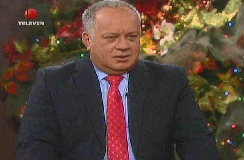Diosdado Cabello, primer vicepresidente del gobernante Partido Socialista Unido de Venezuela (PSUV)