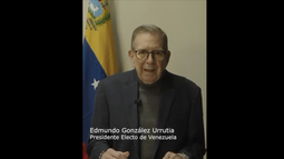 Edmundo González Urrutia en una declaración el 4 de enero de 2026.&nbsp;