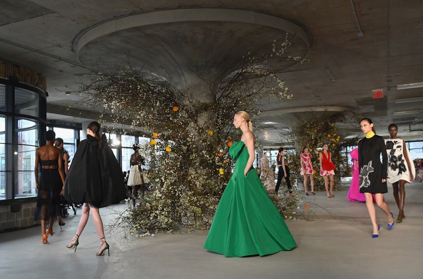 Desfile del diseñador Jason Wu en la Semana de la Moda de Nueva York.&nbsp;