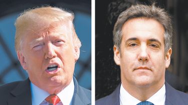 El presidente Donald Trump niega rotundamente las alegaciones de su otrora hombre de confianza Michael Cohen.