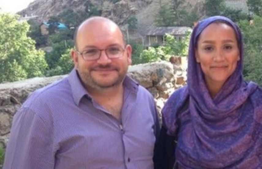 El periodista irano-estadounidense del diario The Washington Post Jason Rezaian y su esposa, Yeganeh Salehí. (Cortesía)