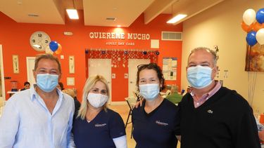 De izquierda a derecha Felix Jiménez, María Elena Pérez, Wayra León y Juan Carlos Sánchez.