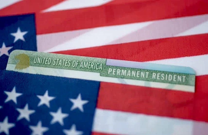 Tarjeta de residencia permanente de Estados Unidos.&nbsp;