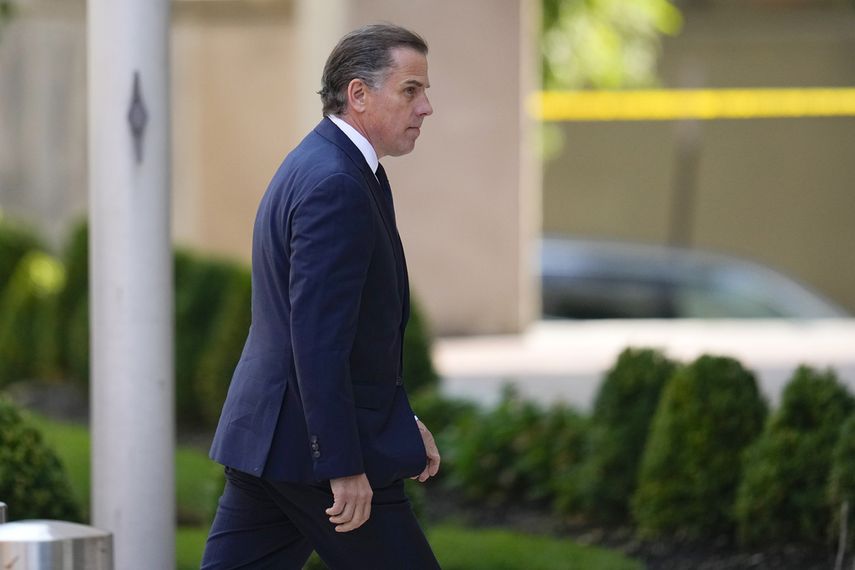El hijo del presidente de Estados Unidos, Hunter Biden.
