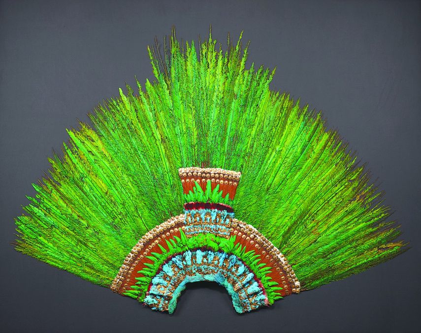 Se dice que la corona perteneció al emperador Moctezuma, aunque no hay certeza de ello. (CORTESÍA)