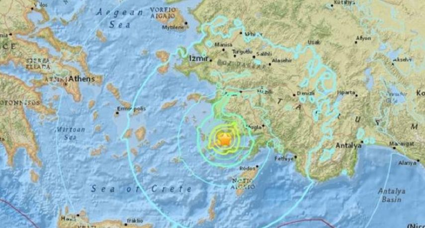 La isla griega de Kos fue sacudida por un &nbsp;terremoto de 6,4 grados de magnitud en la escala de Richter.&nbsp;