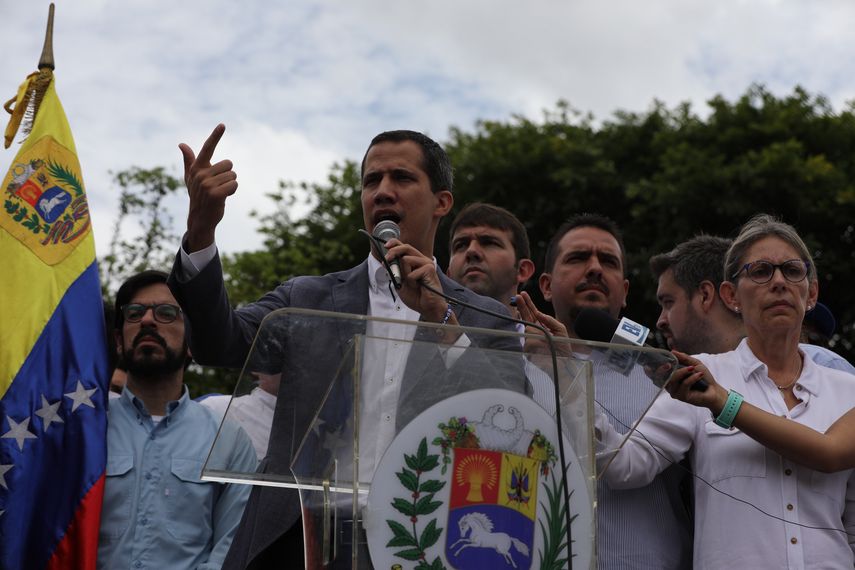 Juan Guaidó, presidente encargado de Venezuela.