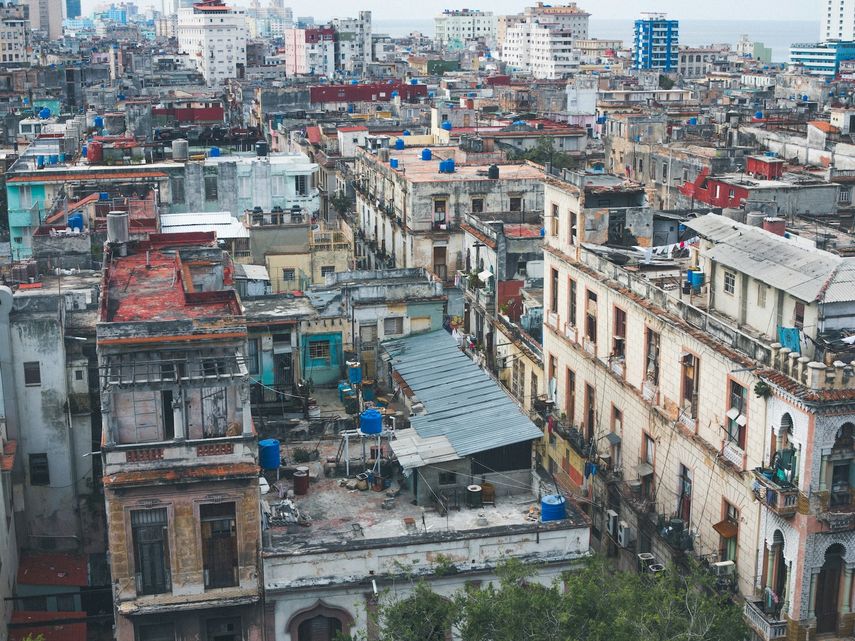 Vista parcial del Vedado, en La Habana, Cuba.&nbsp;
