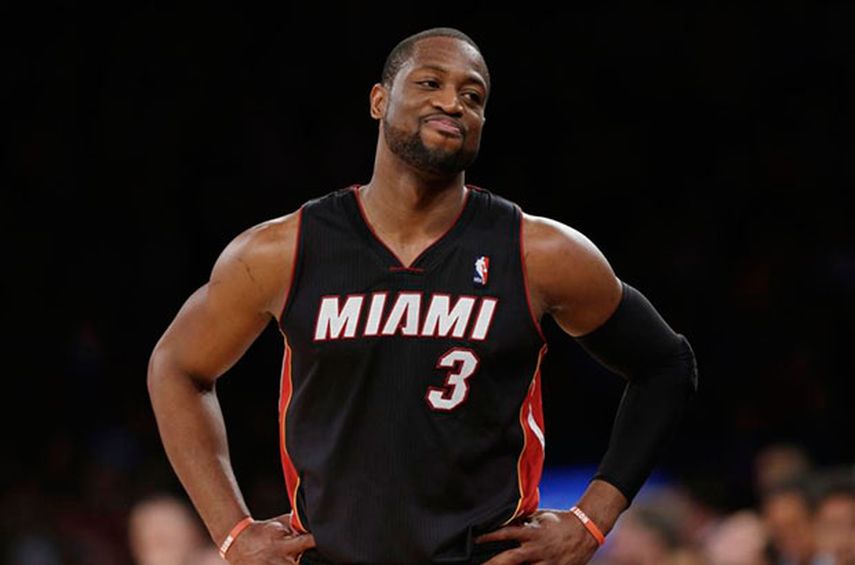 Wade es el máximo anotador del Heat. (AP)