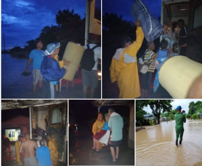 Captura de pantalla de las imagenes difundidas por el canal local CNC TV.&nbsp;