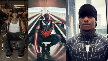 Conocido como Kiing Spiider, este atlético hombre se inspira en Spider-Man para alegrar a Nueva York.&nbsp;