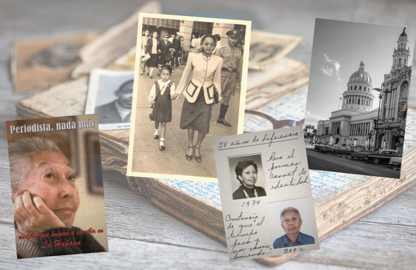 Fotos de archivo de la periodista cubana Tania Quintero.&nbsp;