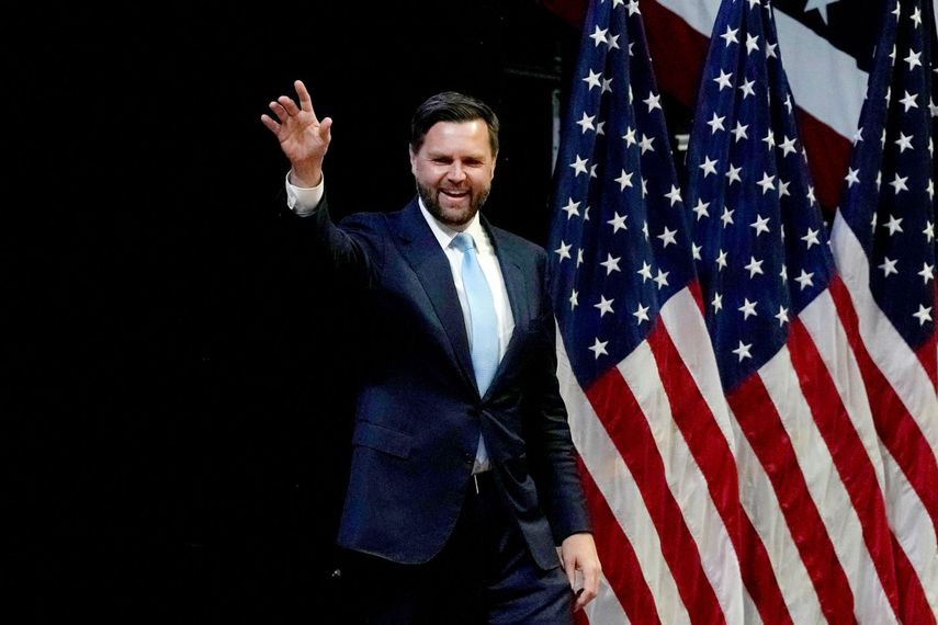 El candidato republicano a la Vicepresidencia JD Vance.