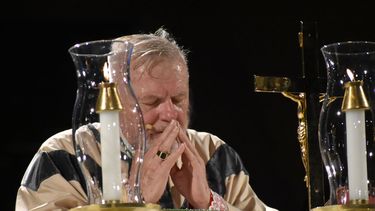 Arzobispo de Miami, monseñor Thomas Wenski, en la Ermita de la Caridad.&nbsp;