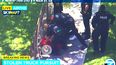 Imagen tomada de un video de KABC-TV del viernes 22 de mayo de 2020 de polic&iacute;as de Los &Aacute;ngeles sometiendo a un sospechoso despu&eacute;s de una persecuci&oacute;n que se extendi&oacute; kil&oacute;metros (millas) en las calles y autopistas del sur de California por el reporte de un robo de camioneta.
